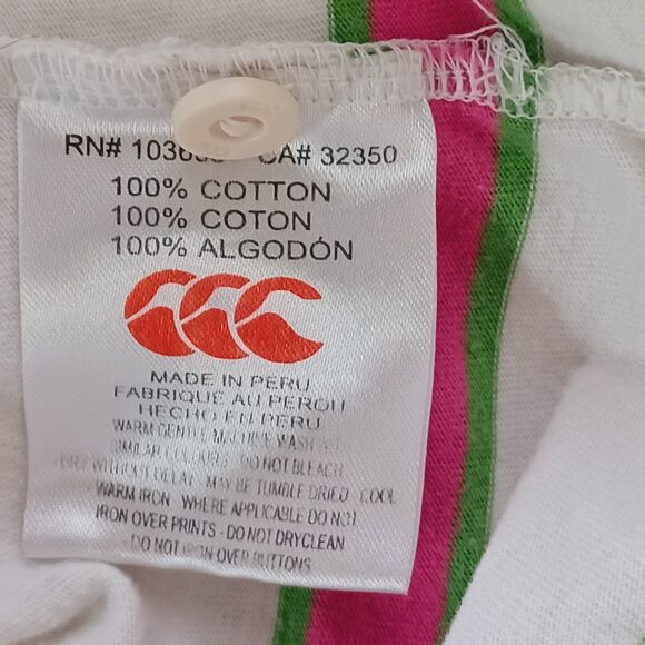 Canterbury of New Zealand Rugby Polo Shirt Embroidered Large Played in Heaven - Picture 8 of 10